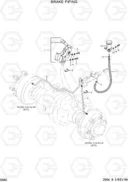 5060 BRAKE PIPING HLF20/25/30CII, Hyundai