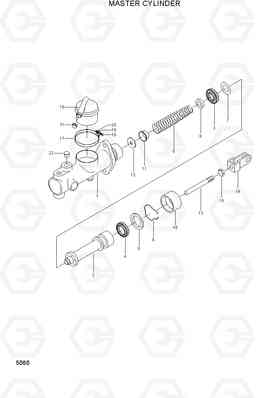 5080 MASTER CYLINDER HLF20/25/30CII, Hyundai