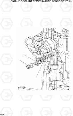 1130 ENGINE COOLANT TEMP SENSOR(TIER II) HLF20/25/30C-5, Hyundai