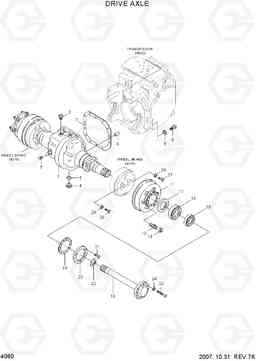 4060 DRIVE AXLE HLF20/25/30C-5, Hyundai