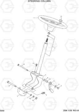 5030 STEERING COLUMN HLF20/25/30C-5, Hyundai