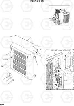 1012 REAR DOOR HSL1200T, Hyundai