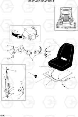 1018 SEAT AND SEAT BELT HSL1200T, Hyundai