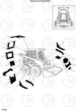 1019A INSULATION(STD) HSL1200T, Hyundai