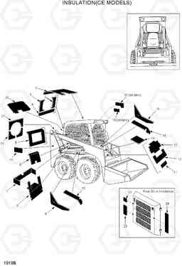 1019B INSULATION(CE MODELS) HSL1200T, Hyundai