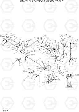 2021A CONTROL LEVERS(HAND CONTROLS) HSL1200T, Hyundai