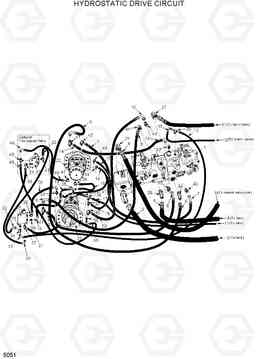5051 HYDROSTATIC DRIVE CIRCUIT HSL1200T, Hyundai