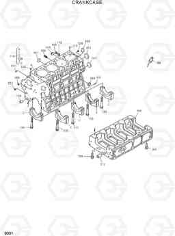 9001 CRANKCASE HSL1200T, Hyundai