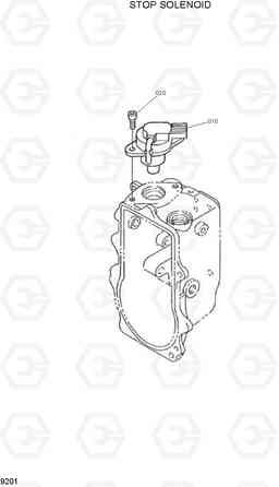 9201 STOP SOLENOID HSL1200T, Hyundai