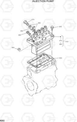 9202 INJECTION PUMP HSL1200T, Hyundai