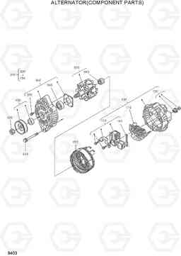 9403 ALTERNATOR(COMPONENT PARTS) HSL1200T, Hyundai