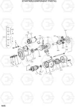 9405 STARTER(COMPONENT PARTS) HSL1200T, Hyundai