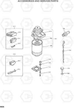 9808 ACCESSORIES AND SERVICE PARTS HSL1200T, Hyundai