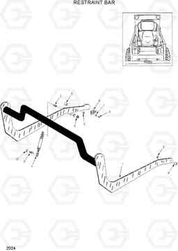 2024 RESTRAINT BAR HSL1500T, Hyundai