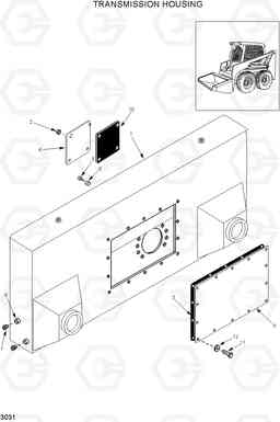 3031 TRANSMISSION HOUSING HSL1500T, Hyundai