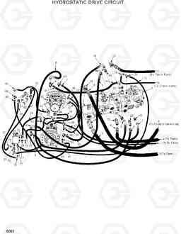 5051 HYDROSTATIC DRIVE CIRCUIT HSL1500T, Hyundai