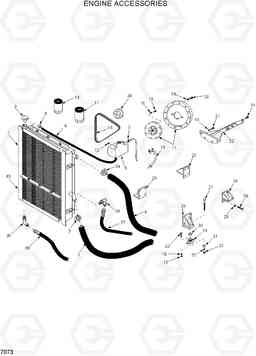 7073 ENGINE ACCESSORIES HSL1500T, Hyundai