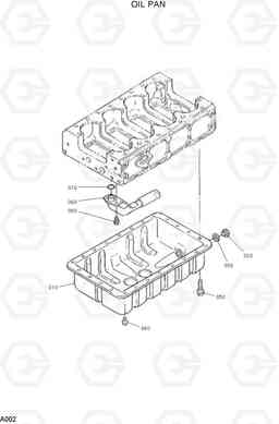 A002 OIL PAN HSL1500T, Hyundai