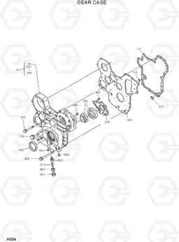 A004 GEAR CASE HSL1500T, Hyundai