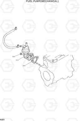 A301 FUEL PUMP(MECHANICAL) HSL1500T, Hyundai