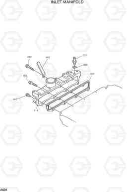 A601 INLET MANIFOLD HSL1500T, Hyundai