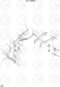 1020 LIFT ARMS HSL215/240T, Hyundai