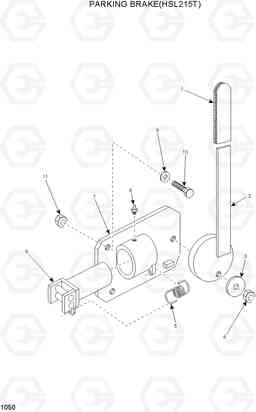 1050 PARKING BRAKE(HSL215T) HSL215/240T, Hyundai