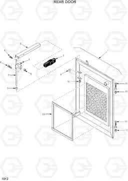 1012 REAR DOOR HSL400T, Hyundai