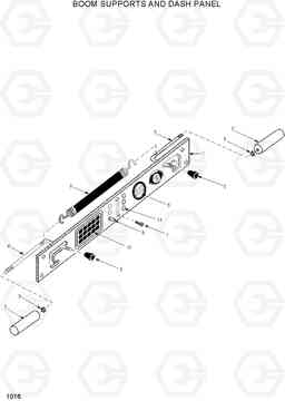 1016 BOOM SUPPORTS AND DASH PANEL HSL400T, Hyundai