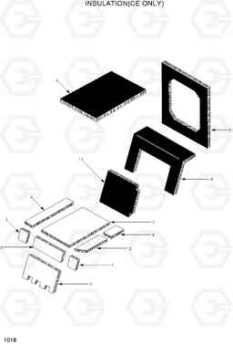 1018 INSULATION(CE ONLY) HSL400T, Hyundai