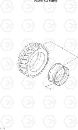 1110 WHEELS & TIRES HSL400T, Hyundai