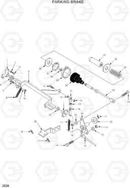 2026 PARKING BRAKE HSL400T, Hyundai