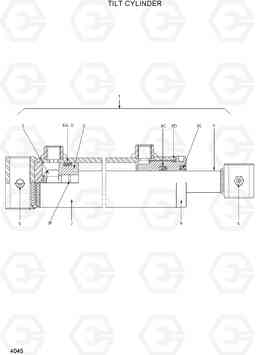 4045 TILT CYLINDER HSL400T, Hyundai