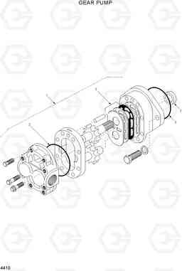 4410 GEAR PUMP HSL400T, Hyundai