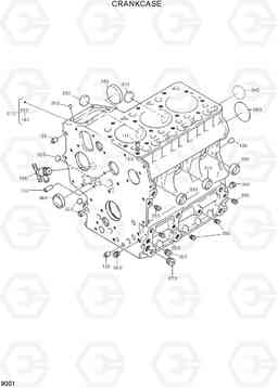 9001 CRANKCASE HSL400T, Hyundai
