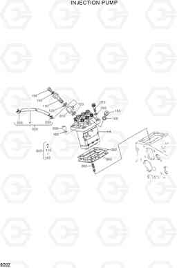9202 INJECTION PUMP HSL400T, Hyundai