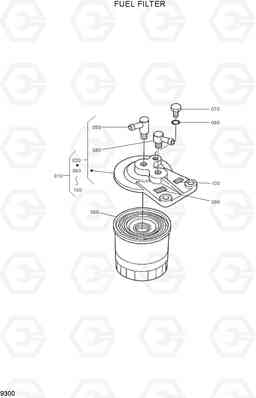 9300 FUEL FILTER HSL400T, Hyundai