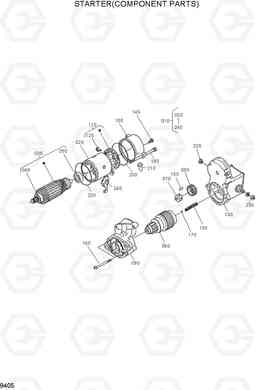 9405 STARTER(COMPONENT PARTS) HSL400T, Hyundai