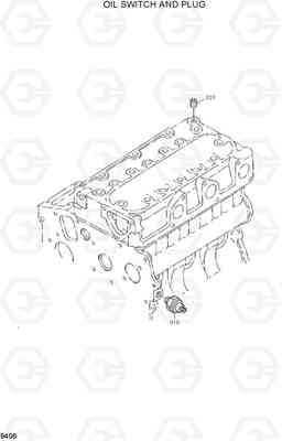 9406 OIL SWITCH AND PLUG HSL400T, Hyundai