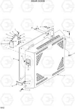 1012 REAR DOOR HSL500T, Hyundai