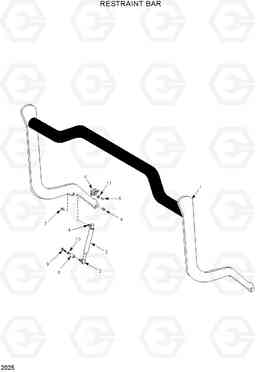 2025 RESTRAINT BAR HSL500T, Hyundai