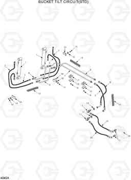 4045A BUCKET TILT CIRCUIT(STD) HSL500T, Hyundai