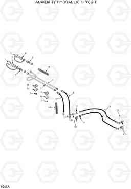 4047A AUXILIARY HYDRAULIC CIRCUIT HSL500T, Hyundai