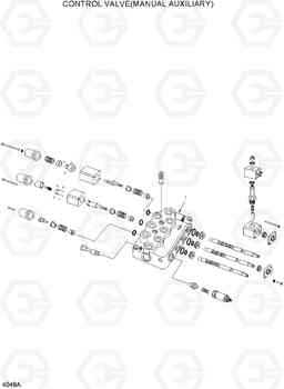 4048A CONTROL VALVE(MANUAL AUXILIARY) HSL500T, Hyundai