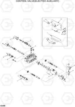 4048B CONTROL VALVE(ELECTRIC AUXILIARY) HSL500T, Hyundai