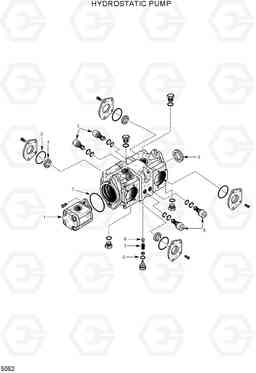 5052 HYDROSTATIC PUMP HSL500T, Hyundai