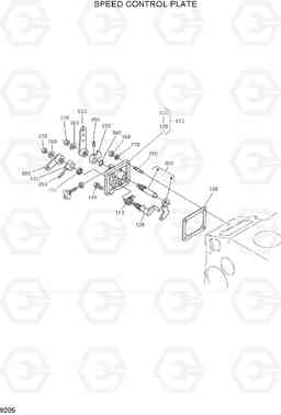 9205 SPEED CONTROL PLATE HSL500T, Hyundai