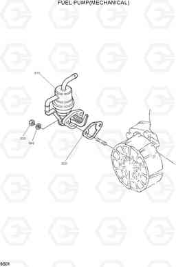 9301 FUEL PUMP(MECHANICAL) HSL500T, Hyundai