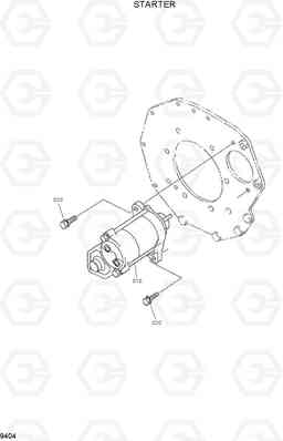 9404 STARTER HSL500T, Hyundai