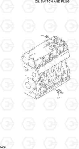 9406 OIL SWITCH AND PLUG HSL500T, Hyundai